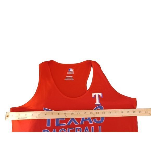Women's MLB genuine Merchandise Texas Baseball Red Tank Top Size 2XL - Picture 16 of 16